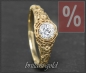 Mobile Preview: Jugendstil Design Diamant Ring 0,53ct, 585 Gelbgold